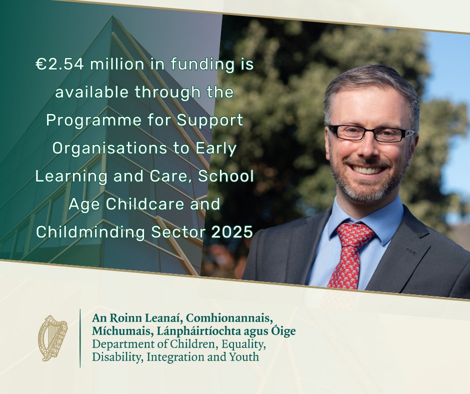 Minister O’Gorman launches call for proposals from early learning and